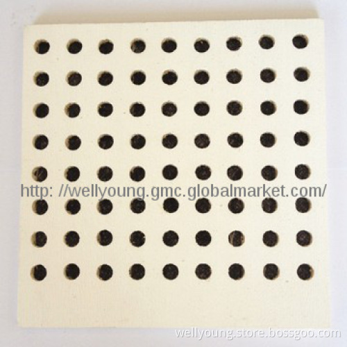Interior fireproof perforated mgo acoustic board